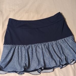 Vineyard Vines PERFORMANCE Gingham Deep Bay Women's Skort Skirt XS